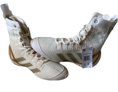NEW Adidas Boxing Speedex 23 High Top Men's Shoes Off White/Beige JH8822