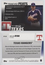 2019 Topps Franchise Feats Nolan Ryan #25 HOF