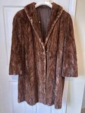 Vintage 100 Mink Coat c. 1950s-60s