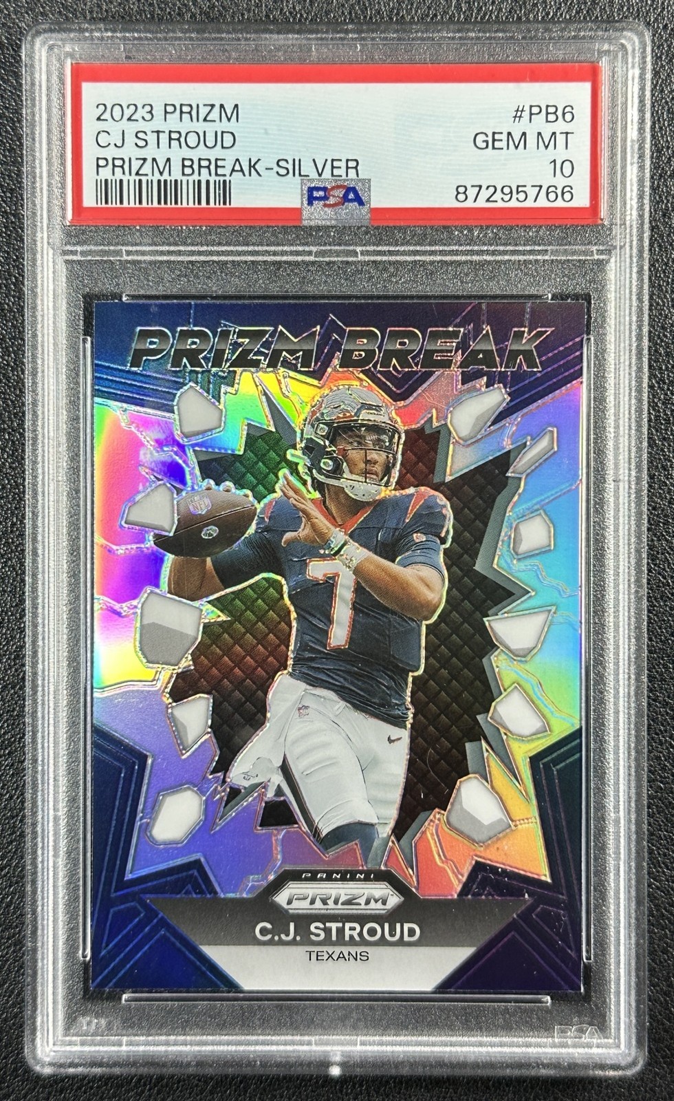 CJ Stroud Panini Prizm Break #PB6 Silver
