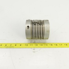 3-7/8" OD Flexible Aluminum Shaft Coupling 4-1/8" OAL 1-3/8" x 1-3/8" Bore