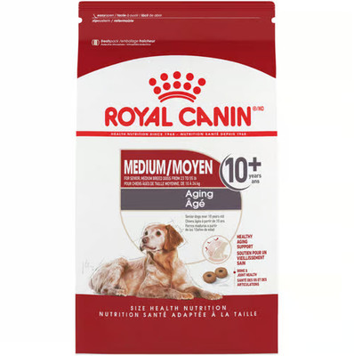Royal Canin Size Health Nutrition Medium Breed Aging 10+ Dry Dog Food