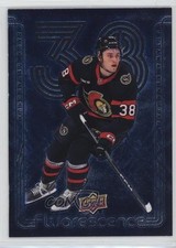 2024-25 Upper Deck Series 2 Fluorescence Blue 33/50 Zack Ostapchuk #F-3 ib6