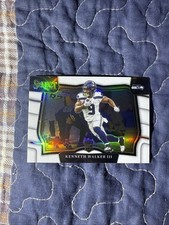 2022 Panini Select Kenneth Walker III Rookie Field Level White 17/35 Super Bowl!