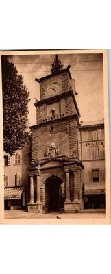 1910s Salon-de-Provence France Postcard Tour de lHorloge Collotype MAR Publisher