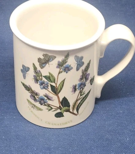 Vintage 1970s Portmeirion Pottery England "Botanic Garden" Speedwell Coffee Mug 