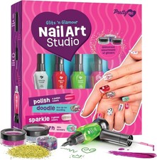 Nail Art Studio for Girls - Nail Polish Kit for Kids Ages 7-12 Years Old - Girl