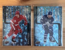 2025-26 Upper Deck Series 2 Auston Matthews | Moritz Seider Blue Dazzlers
