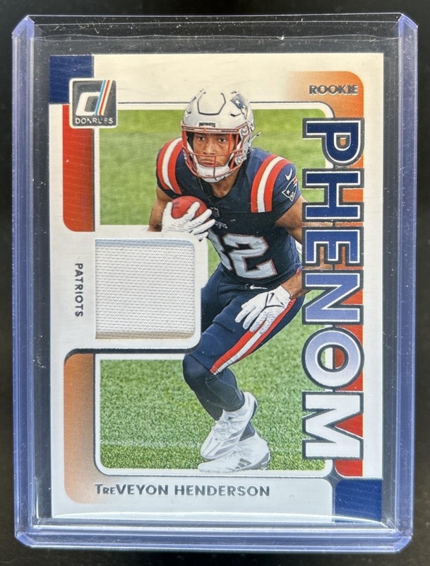 2025 Panini Donruss TreVeyon Henderson Phenom RC #RPJ-THN Rookie