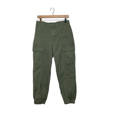 GAP Olive Green Cargo Jogger Pants Utility Ankle Joggers Size Medium