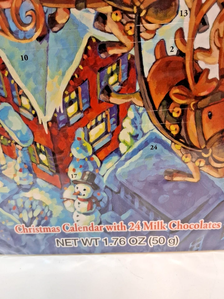 Christmas Milk Chocolate 24 Days Holiday Advent Calendar Christmas countdown - Image 2 of 4