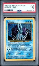 2001 POKEMON NEO REVELATION #14 SUICUNE-HOLO PSA 5