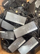 Lot of 10 Lenovo 90W 20V 4.5A Slim Yellow Tip AC Adapters adlx90nlc2a