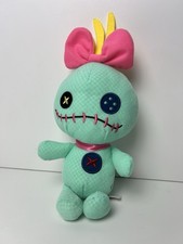 Disney Just Play Lilo  Stitch Scrump Plush Toy Stuffed Animal Pink Bow 13.5"