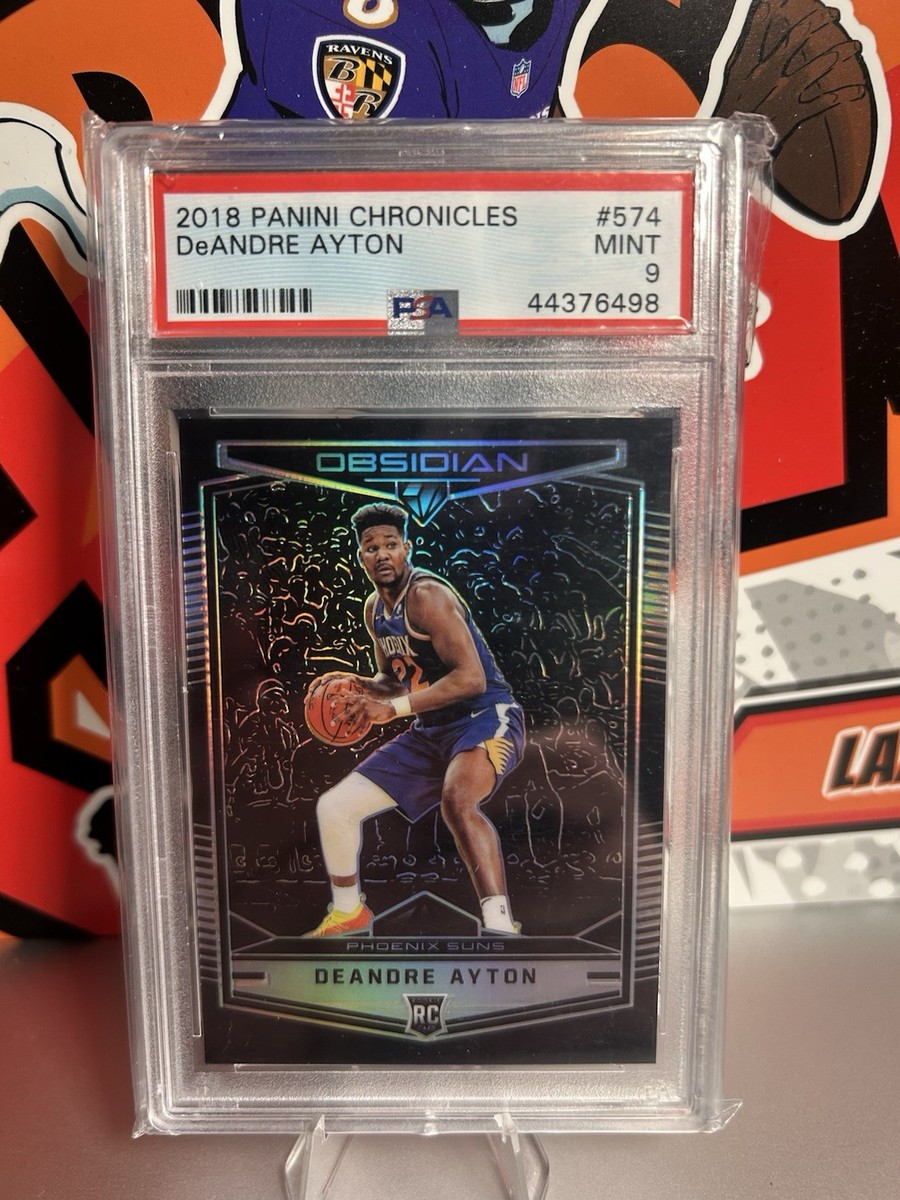 2018 Chronicles Obsidian - Deandre Ayton #574 (Preview ) - PSA 9