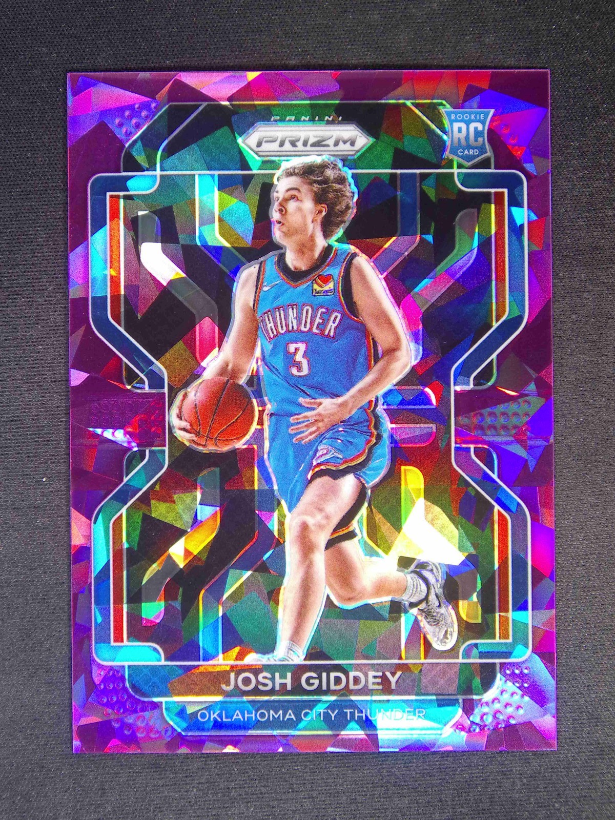 2021-22 Panini Prizm Josh Giddey #301 RC Rookie Purple Ice /149