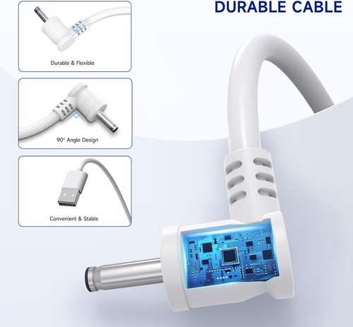 2Pack 16Ft/5M Charge Cable for Ring Stick up Cam Battery/Plug-In 3Rd Gen/2Nd Gen - Picture 4 of 8