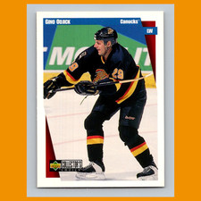 Gino Odjick #263 1997-98 Collectors Choice Vancouver Canucks Hockey Card NHL