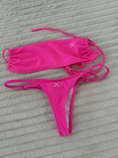 Hot Pink Boutine LA BIKINI Swimsuit Small