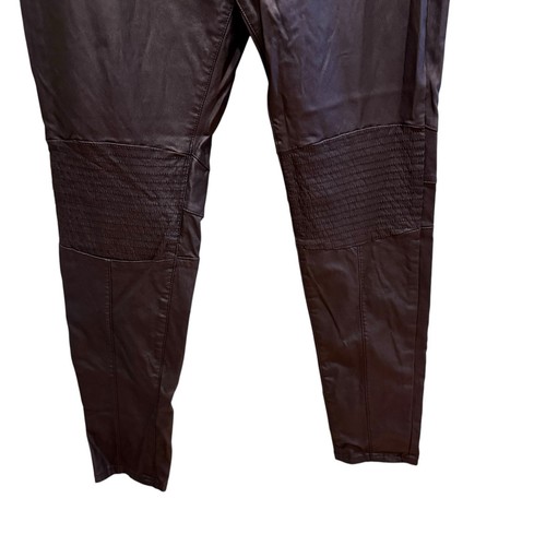 NWT City Chic Skylar High Rise Black Coated Skinny Jeans Size 18R/Plus Size/Sexy - Picture 5 of 13