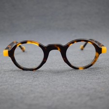 Vintage Small Oval Acetate Women Reading Glasses Spring Hinge Eyeglasses 23212