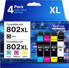 Remanufactured Ink Cartridge Replacement for Epson 802XL for 802 XL for T802XL