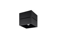 Aufbaustrahler GU10 Schwarz Aluminium Innenlampe Deckenspot Strahler Flurlampe