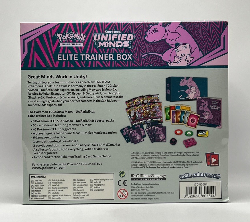 Pokmon TCG: Sun & Moon - Unified Minds Elite Trainer Box for sale online | eBay Pokmon TCG: Sun & Moon - Unified Minds Elite Trainer Box for sale online | eBay