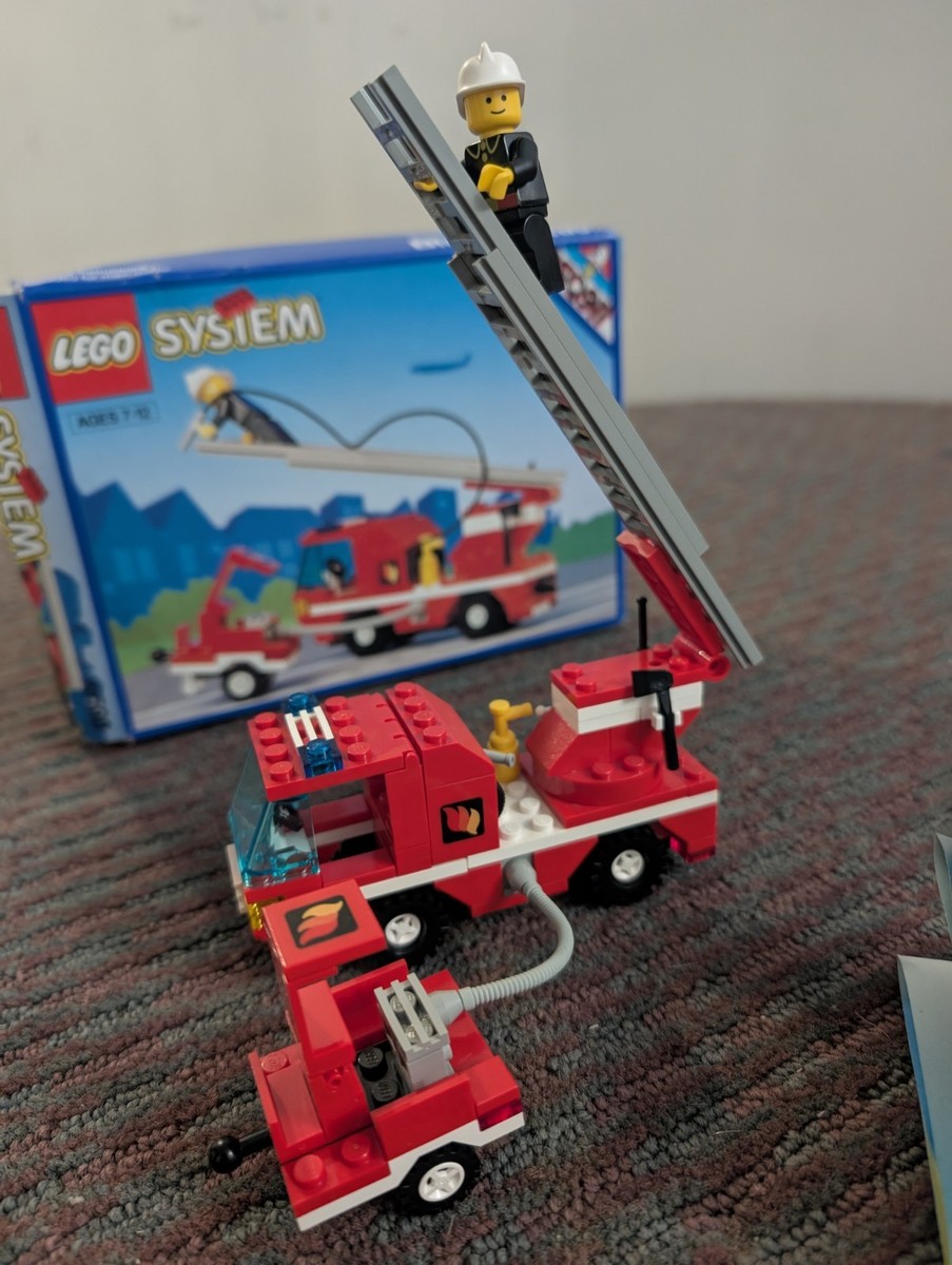 LEGO TOWN 6593 Blaze Battler (1992) Vintage Complete w/Minifig