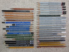 41 Vtg-Modern Wood Pencil Lot Brand Name Shar...