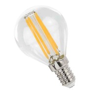 Led Filament Leuchtmittel Tropfen 4W =40W E14 Klar 510Lm Kugel Neutralweiß 4000K