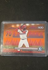2024 Bowman - Bowman Scouts Top 100 Elijah Green #BTP-70 Orange Refractor /25...