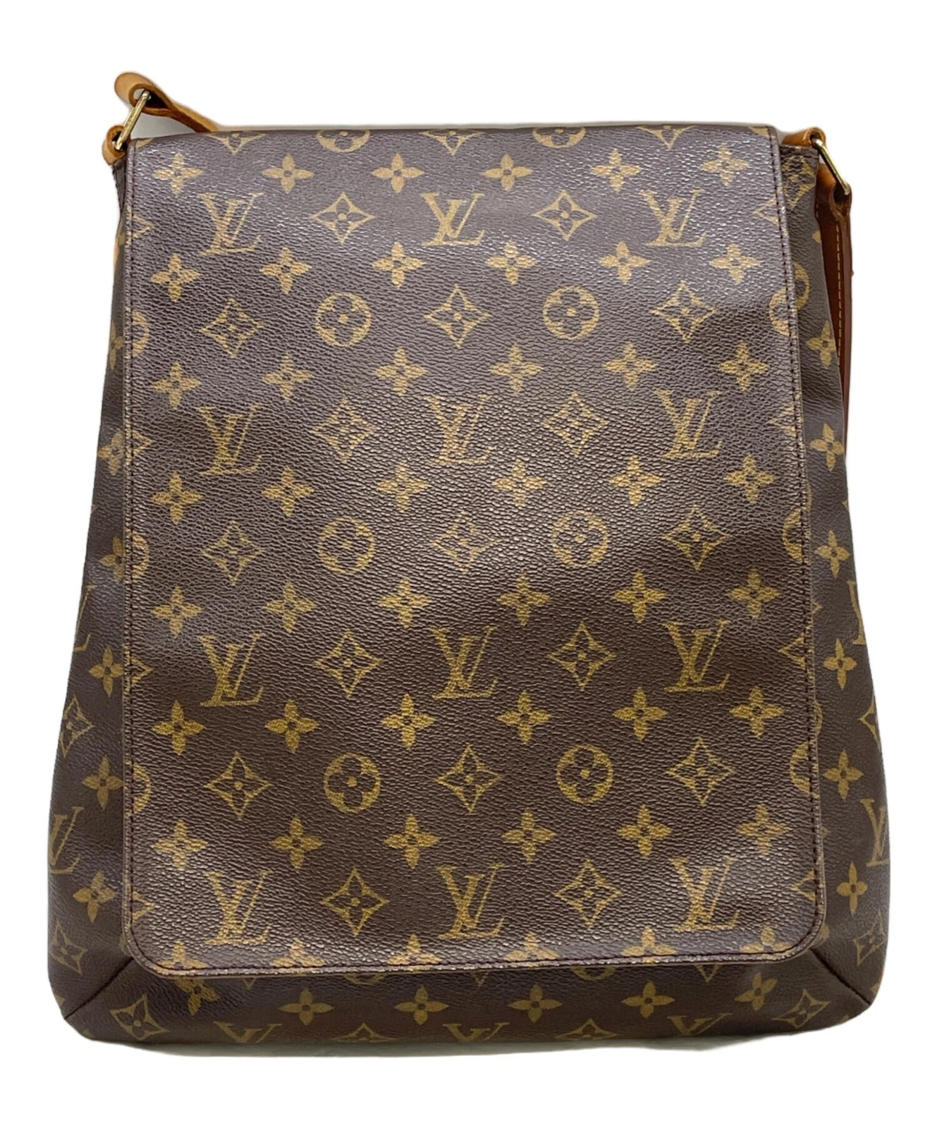 Vuitton — Louis Vuitton Musette Shoulder Bag M51256 Coated Canvas Brown #TFB5028