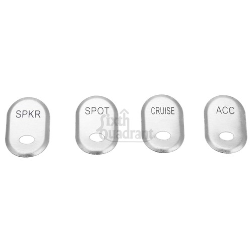 4pcs Hand Control Switch Button Rocker Caps Cover For Harley Touring Ultra Limit - Bild 9 von 16