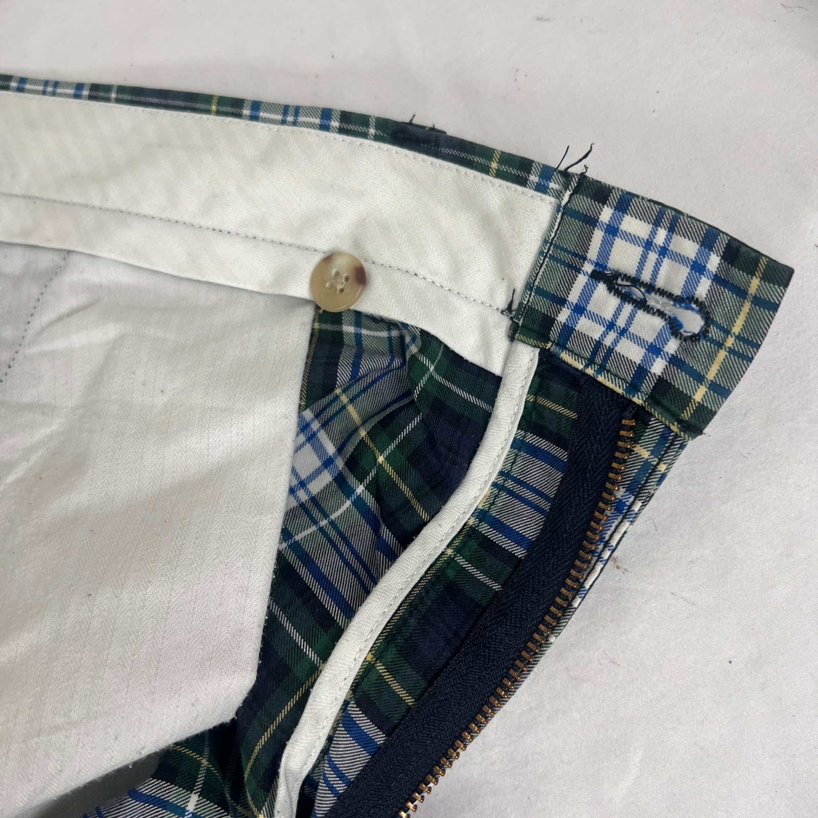 Polo Ralph Lauren Shorts Sz 36 Plaid Golf Shorts Green Blue White thumbnail 11