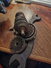 Vintage Enterprise No. 10 Tinned Meat Grinder Food Chopper Plate Handle  — photo 2