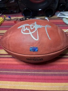 Steve Young Autograph Tampa Bay Buccaneers Wilson Showcase Duke Football, COA #