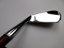 MARYLAND COUNTRY CLUB SMOOTH FACED IRON Hickory Golf Hand Forged Wood Shaft Club