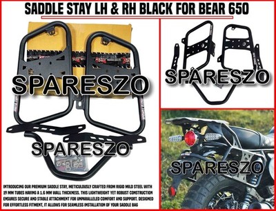 SATTELSTREBE LH & RH SCHWARZ PASSEND FÜR ROYAL ENFIELD BEAR 650