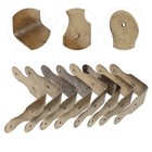 8 Stück Box Eckprotektoren Chinesische Art Rand Guards mit Schrauben (Bronze)