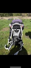 Osprey Poco Baby Backpack Carrier Black Gray Purple Buckle Closure