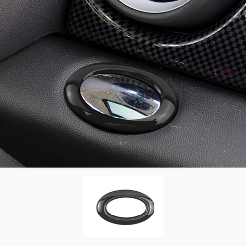 Black ABS Warning Light Switch Cover Trim For Mini Cooper R54 R55 R56 ...