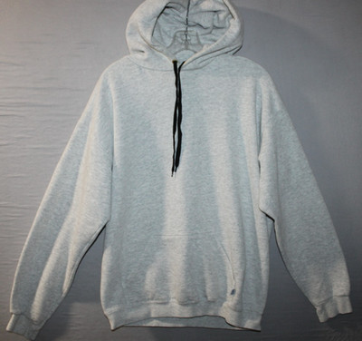 Vintage Discus Athletic Hoodie Large Gray 90s 80s Kangaroo Pocket Made In USA