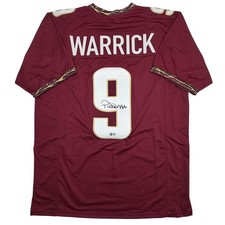 Autographed/Signed Peter Warrick Florida Stat...