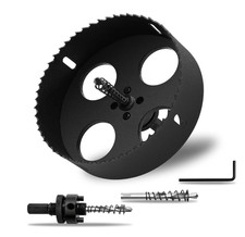 150 mm Hole Saw Heavy Duty Arbor 5.9" Bi-Metal Cutter Drill Bit Cornhole