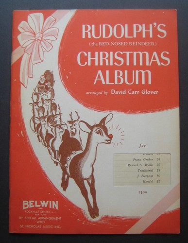 Rudolph's (the Red-Nosed Reindeer) Christmas Album arranged by David Carr Glover - Picture 1 of 8