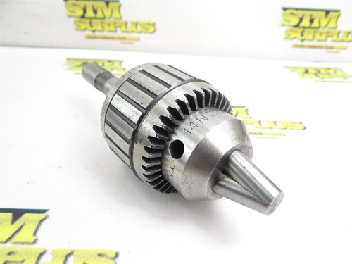 JACOBS USA NO.14N BALL BEARING SUPER CHUCK 0-1/2" CAPACITY 5/8" STRAIGHT SHANK 