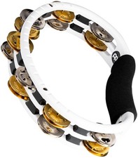 Meinl Percussion Tambourine for Adults Church NOT MADE IN CHINA 10", White