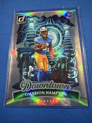 2025 Panini Donruss Omarion Hampton JUMBO Downtown RC SSP Chargers RB1 #16 JUMBO