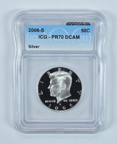 2006-S Kennedy Half Dollar Silver PR70 DCAM ICG *0091